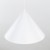 CONO WHITE Lampa wisząca 1 XL 10010 TK Lighting Biały Biały