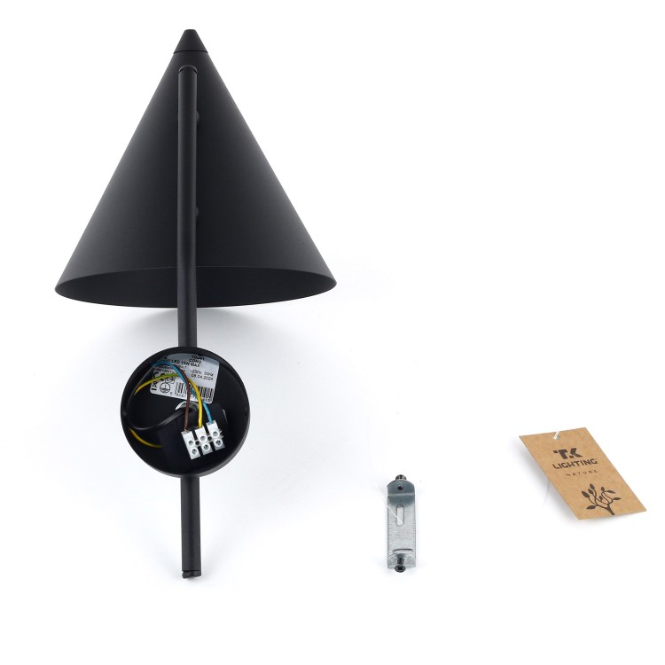 CONO BLACK Kinkiet 1 10041 TK Lighting Czarny Czarny