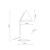 CONO BLACK Lampka nocna 16009 TK Lighting Czarny Czarny