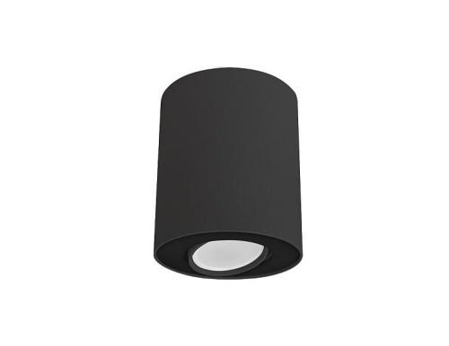 Lampa sufitowa spot Industrialna Loft SET BLACK 8900 NOWODVORSKI Lighting GU10 nowoczesna oprawa oświetleniowa punktowa czarno-czarna tuba z regulacją metal Inspiracje Premium