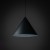 CONO BLACK Lampa wisząca 1 XL 10059 TK Lighting Czarny Czarny