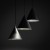 CONO BLACK Lampa wisząca 3 Koło S 10067 TK Lighting Czarny Czarny