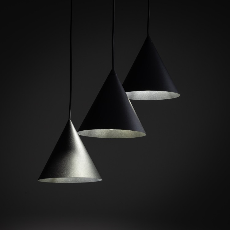 CONO BLACK Lampa wisząca 3 Koło S 10067 TK Lighting Czarny Czarny