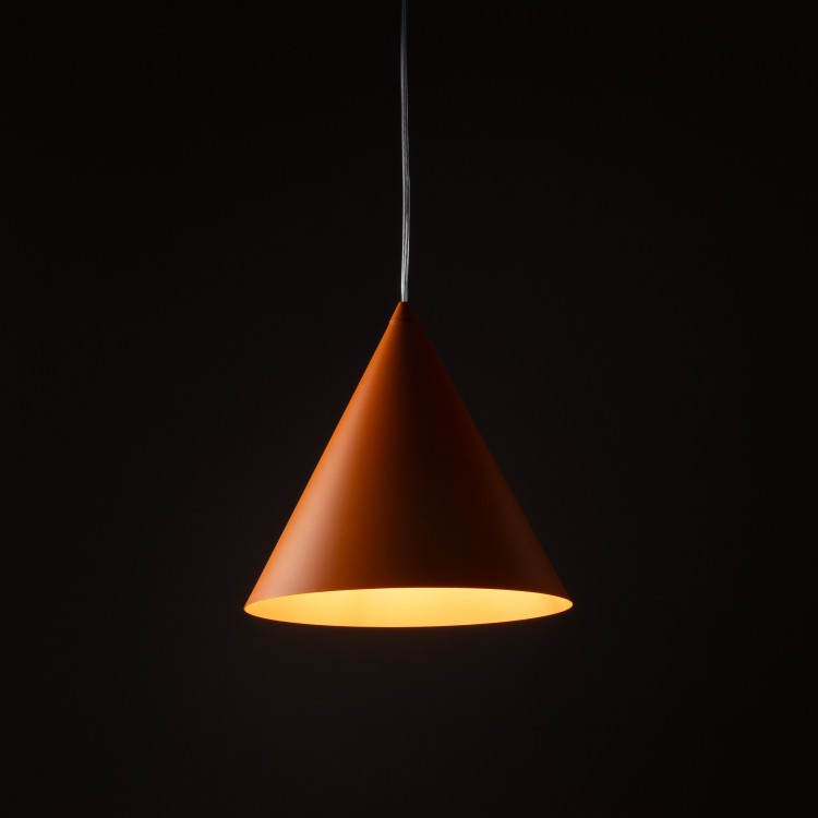 CONO ORANGE Lampa wisząca 1 M 10064 TK Lighting Pomarańczowy Pomarańczowy