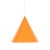 CONO ORANGE Lampa wisząca 1 M 10064 TK Lighting Pomarańczowy Pomarańczowy