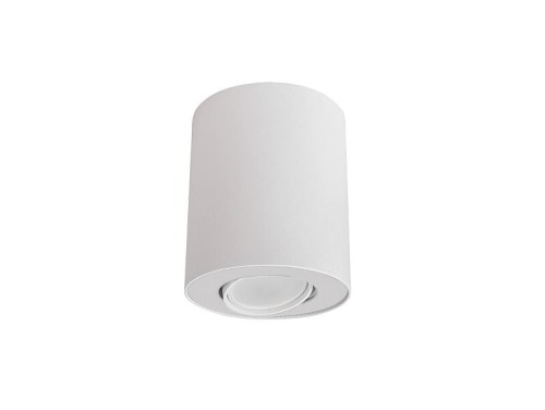 Lampa sufitowa spot Industrialna Loft SET WHITE 8895 NOWODVORSKI Lighting GU10 nowoczesna oprawa oświetleniowa punktowa biało-biała tuba z regulacją metal Inspiracje Premium