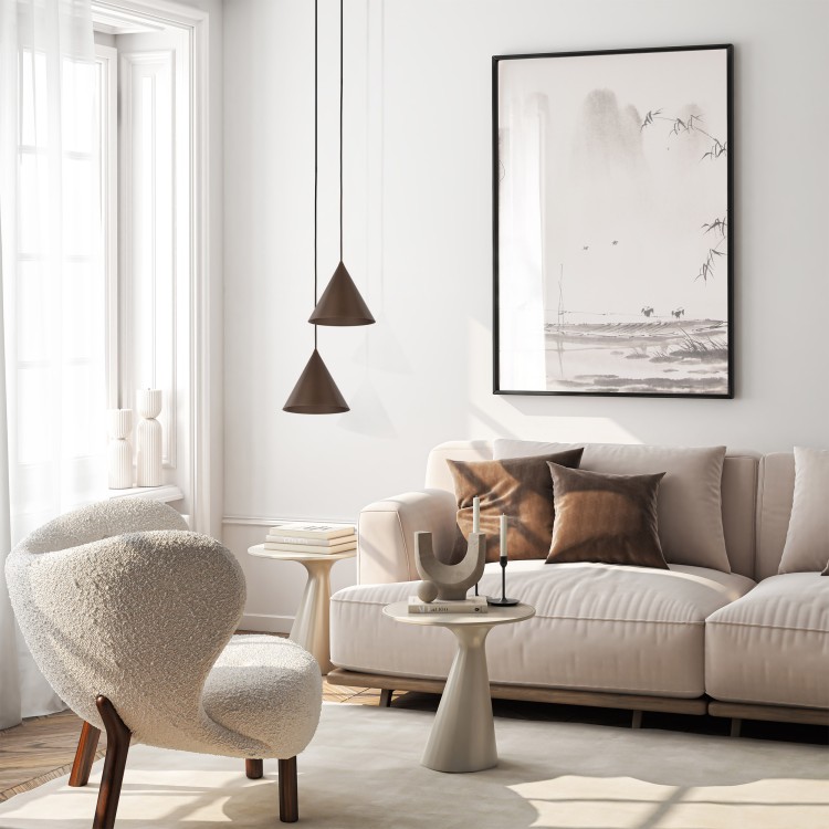 CONO BROWN Lampa wisząca 1 S 10073 TK Lighting Brązowy Brązowy