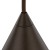 CONO BROWN Lampa wisząca 1 S 10073 TK Lighting Brązowy Brązowy