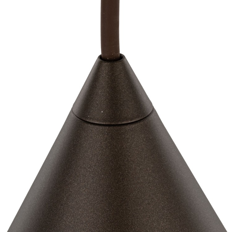 CONO BROWN Lampa wisząca 1 S 10073 TK Lighting Brązowy Brązowy