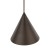 CONO BROWN Lampa wisząca 1 S 10073 TK Lighting Brązowy Brązowy