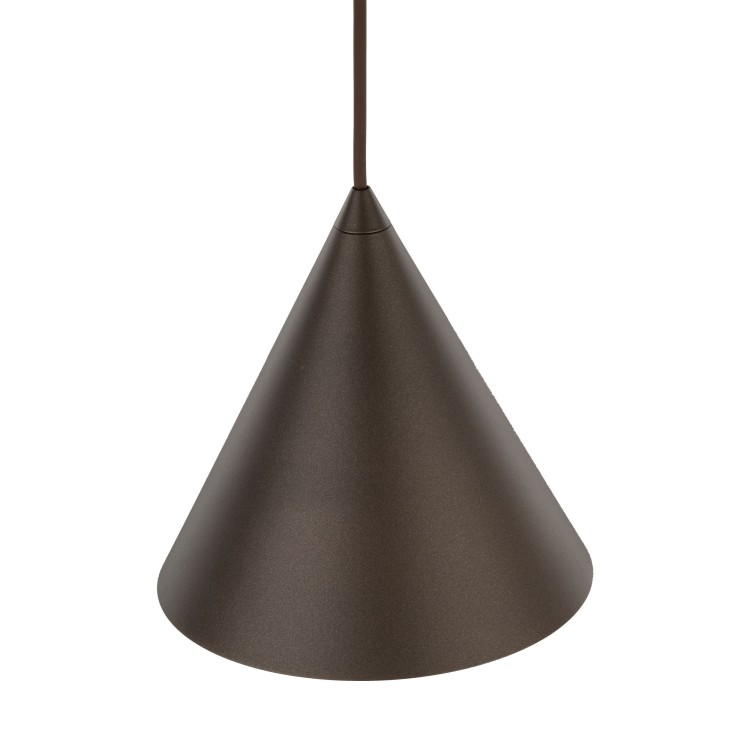 CONO BROWN Lampa wisząca 1 S 10073 TK Lighting Brązowy Brązowy