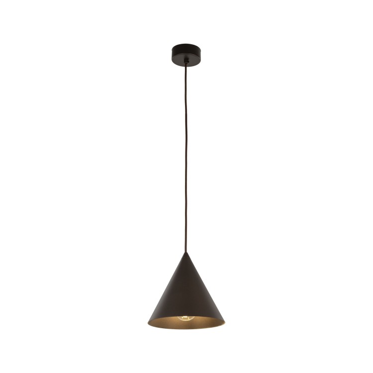 CONO BROWN Lampa wisząca 1 S 10073 TK Lighting Brązowy Brązowy