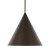 CONO BROWN Lampa wisząca 1 S 10073 TK Lighting Brązowy Brązowy