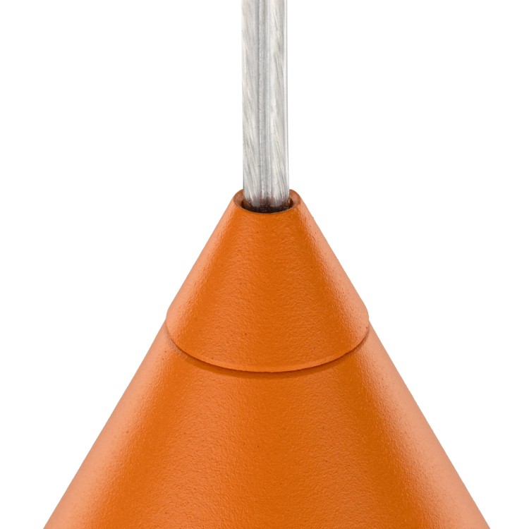 CONO ORANGE Lampa wisząca 1 S 10075 TK Lighting Pomarańczowy Pomarańczowy