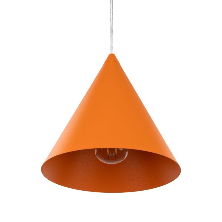 CONO ORANGE Lampa wisząca 1 S 10075 TK Lighting Pomarańczowy Pomarańczowy