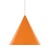 CONO ORANGE Lampa wisząca 1 S 10075 TK Lighting Pomarańczowy Pomarańczowy