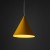 CONO YELLOW Lampa wisząca 1 S 10077 TK Lighting Żółty Żółty