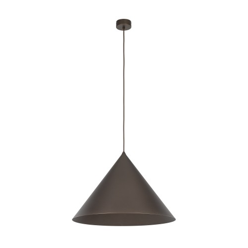 CONO BROWN Lampa wisząca 1 XL 10062 TK Lighting Brązowy Brązowy
