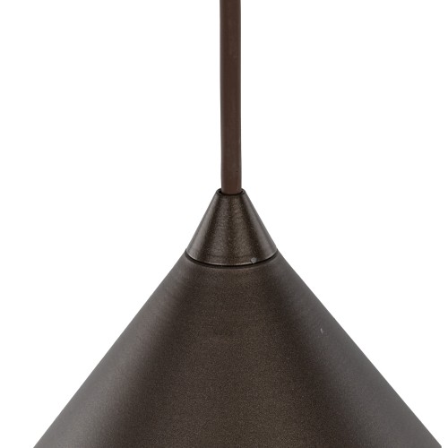 CONO BROWN Lampa wisząca 1 XL 10062 TK Lighting Brązowy Brązowy