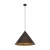 CONO BROWN Lampa wisząca 1 XL 10062 TK Lighting Brązowy Brązowy