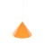 CONO ORANGE Lampa wisząca 1 XL 10088 TK Lighting Pomarańczowy Pomarańczowy