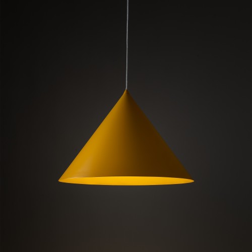 CONO YELLOW Lampa wisząca 1 XL 10090 TK Lighting Żółty Żółty