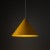 CONO YELLOW Lampa wisząca 1 XL 10090 TK Lighting Żółty Żółty