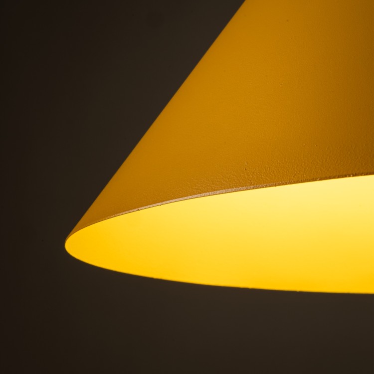 CONO YELLOW Lampa wisząca 1 XL 10090 TK Lighting Żółty Żółty