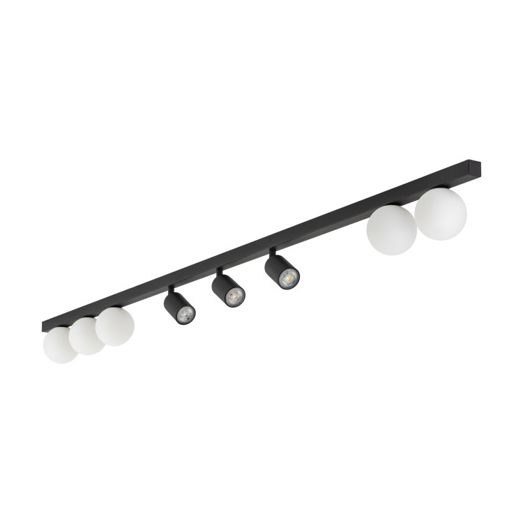 VOX Lampa sufitowa 8 10004 TK Lighting Czarny Biały
