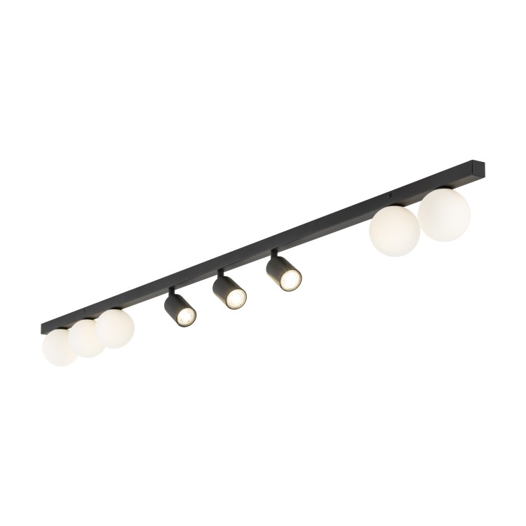 VOX Lampa sufitowa 8 10004 TK Lighting Czarny Biały