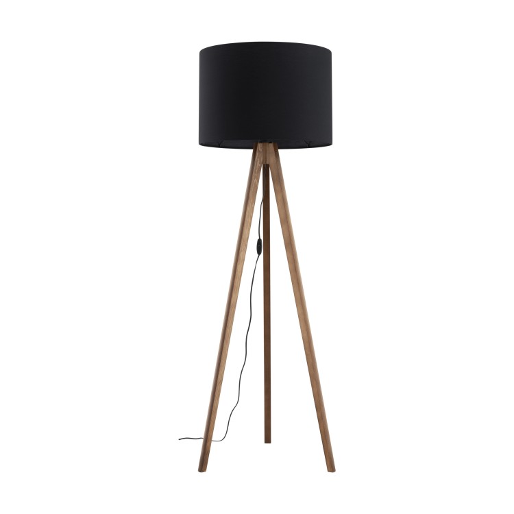 GRAND ORZECH Lampa podłogowa 16005 TK Lighting Orzech Czarny