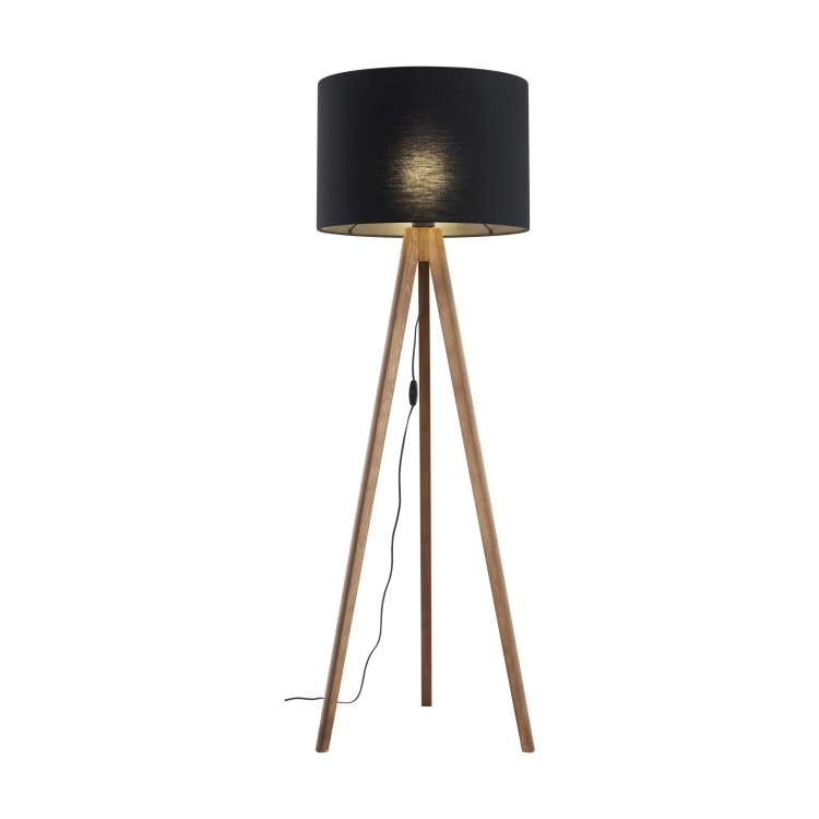 GRAND ORZECH Lampa podłogowa 16005 TK Lighting Orzech Czarny