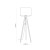 GRAND ORZECH Lampa podłogowa 16005 TK Lighting Orzech Czarny