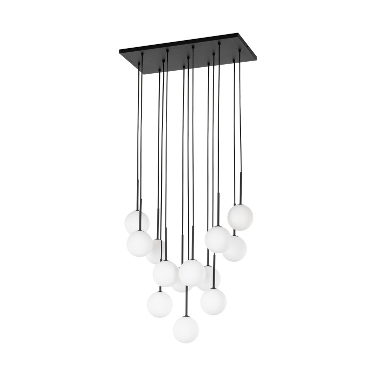 MARTIN BLACK WHITE Lampa wisząca 13 10079 TK Lighting Czarny Biały