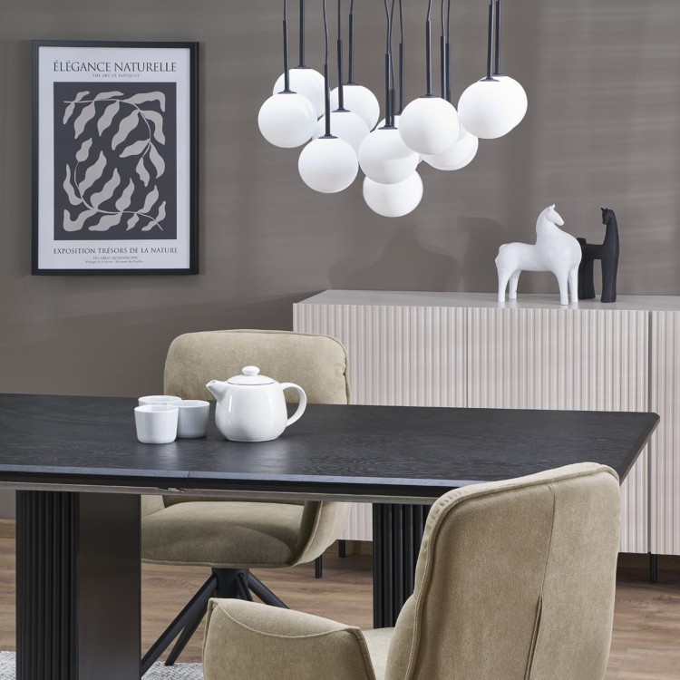 MARTIN BLACK WHITE Lampa wisząca 13 10079 TK Lighting Czarny Biały