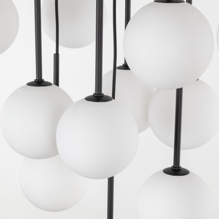 MARTIN BLACK WHITE Lampa wisząca 13 10079 TK Lighting Czarny Biały