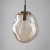SOL MINI NEW BURSZTYN 1 10083 TK Lighting Złoty, Czarny Bursztynowy