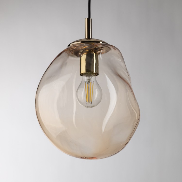 SOL MINI NEW BURSZTYN 1 10083 TK Lighting Złoty, Czarny Bursztynowy