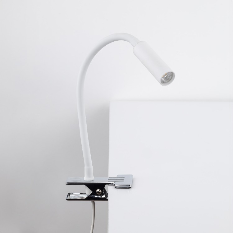 LAGOS WHITE Kinkiet Klips 1 16024 TK Lighting Biały Biały