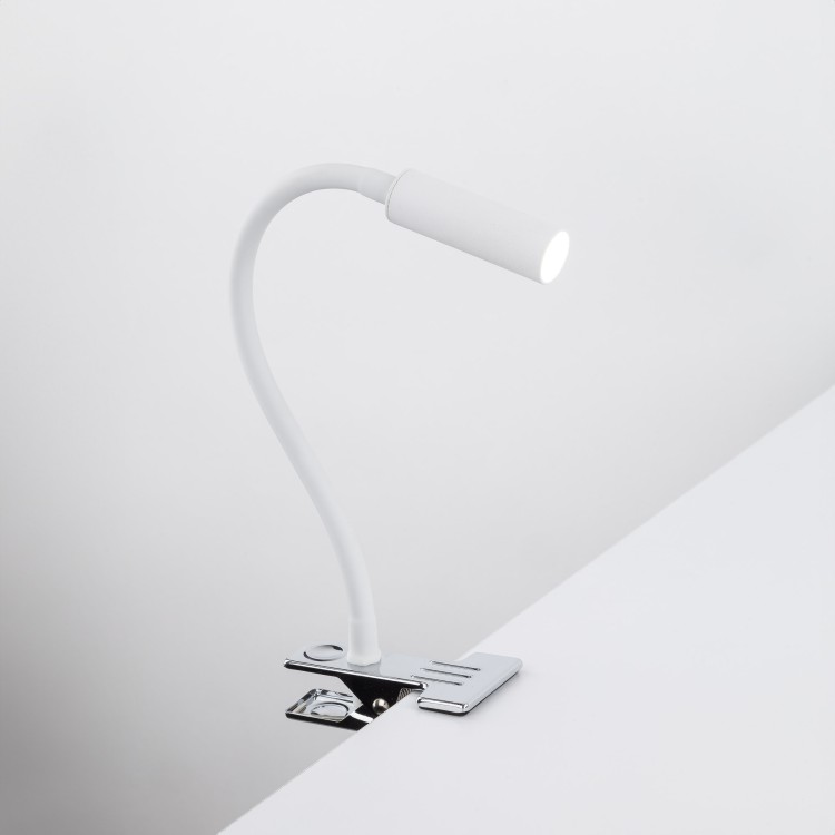 LAGOS WHITE Kinkiet Klips 1 16024 TK Lighting Biały Biały