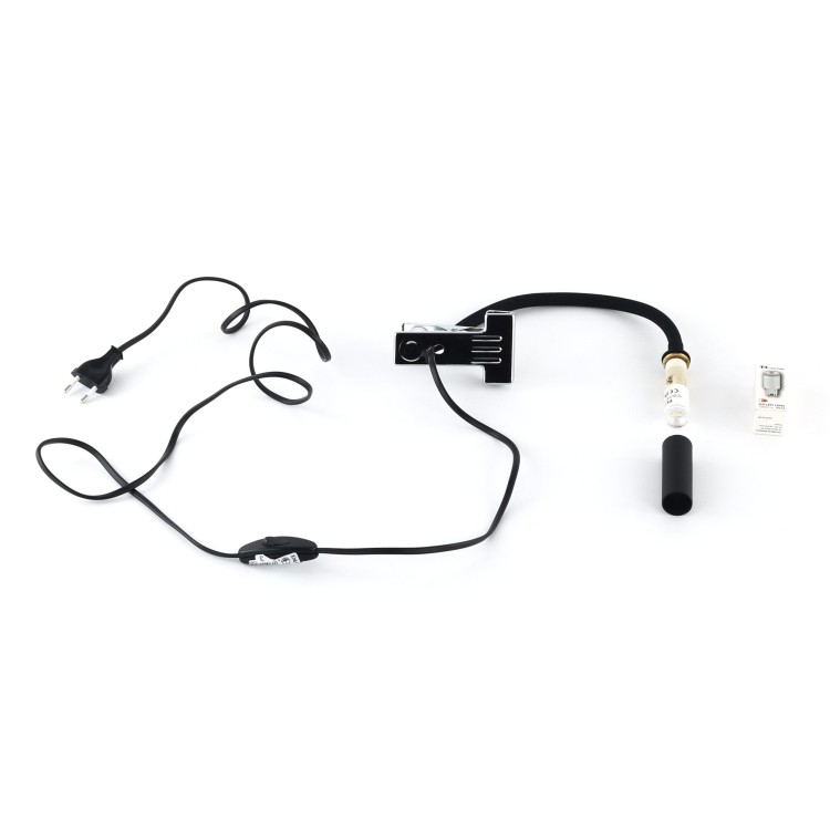 LAGOS BLACK Kinkiet Klips 1 16025 TK Lighting Czarny Czarny
