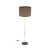 UMBERTO BROWN GOLD Lampa podłogowa 1 16031 TK Lighting Złoty, Czarny Brązowy