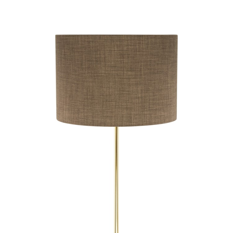 UMBERTO BROWN GOLD Lampa podłogowa 1 16031 TK Lighting Złoty, Czarny Brązowy