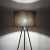 UMBERTO BROWN GOLD Lampa podłogowa 1 16032 TK Lighting Złoty Brązowy