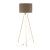 UMBERTO BROWN GOLD Lampa podłogowa 1 16032 TK Lighting Złoty Brązowy