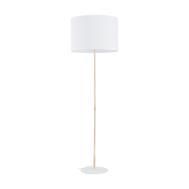 UMBERTO WHITE GOLD Lampa podłogowa 1 16033 TK Lighting Złoty Biały