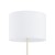 UMBERTO WHITE GOLD Lampa podłogowa 1 16033 TK Lighting Złoty Biały