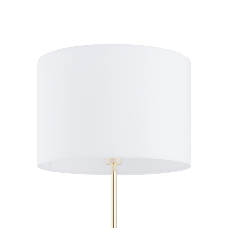 UMBERTO WHITE GOLD Lampa podłogowa 1 16033 TK Lighting Złoty Biały