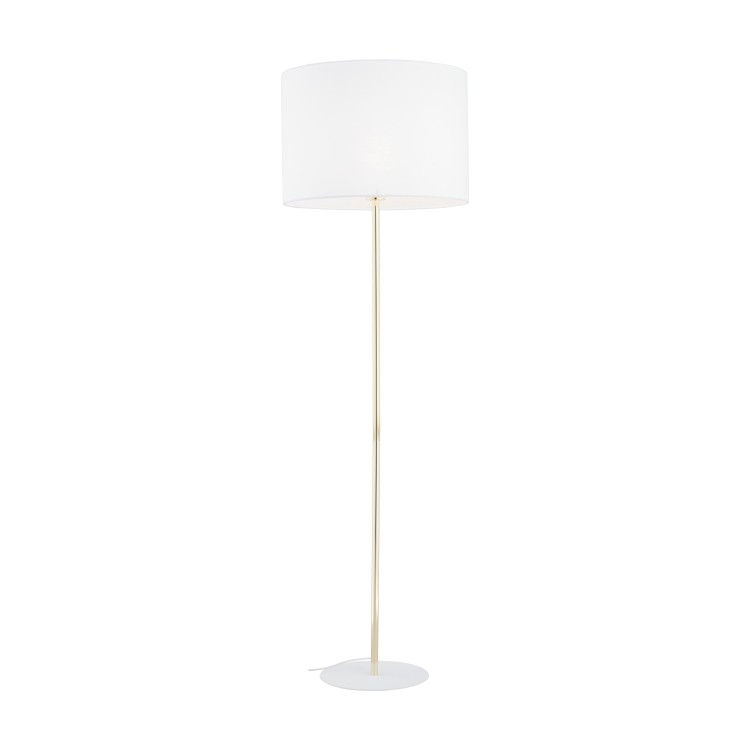 UMBERTO WHITE GOLD Lampa podłogowa 1 16033 TK Lighting Złoty Biały