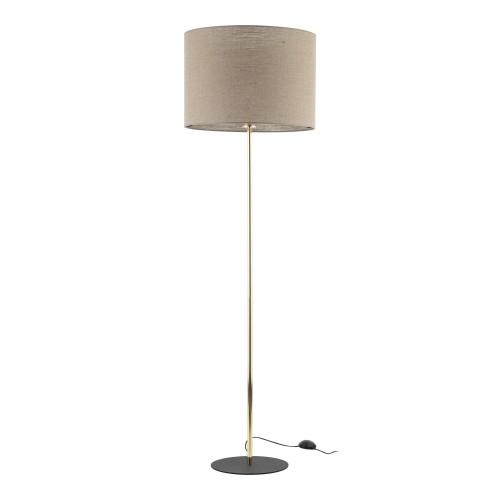 UMBERTO LINEN GOLD Lampa podłogowa 1 16035 TK Lighting Złoty Len